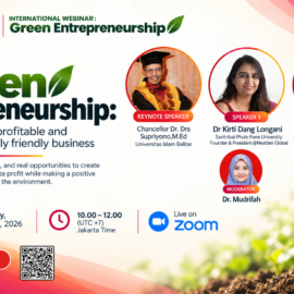 UNISBA Blitar Hadirkan Perspektif Internasional tentang Green Entrepreneurship